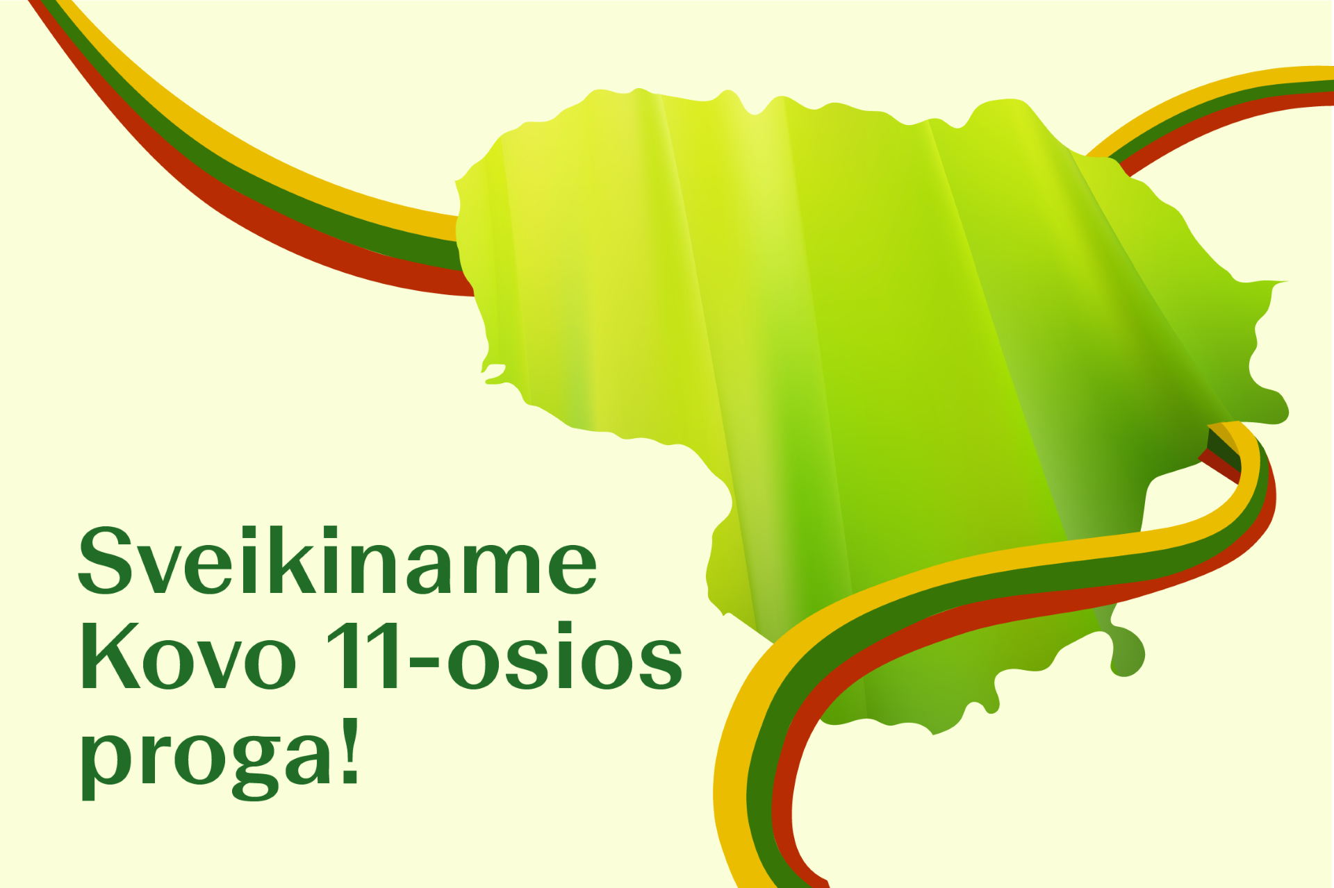 Švietimo, mokslo ir sporto ministrės Ramintos Popovienės sveikinimas Kovo 11-osios proga