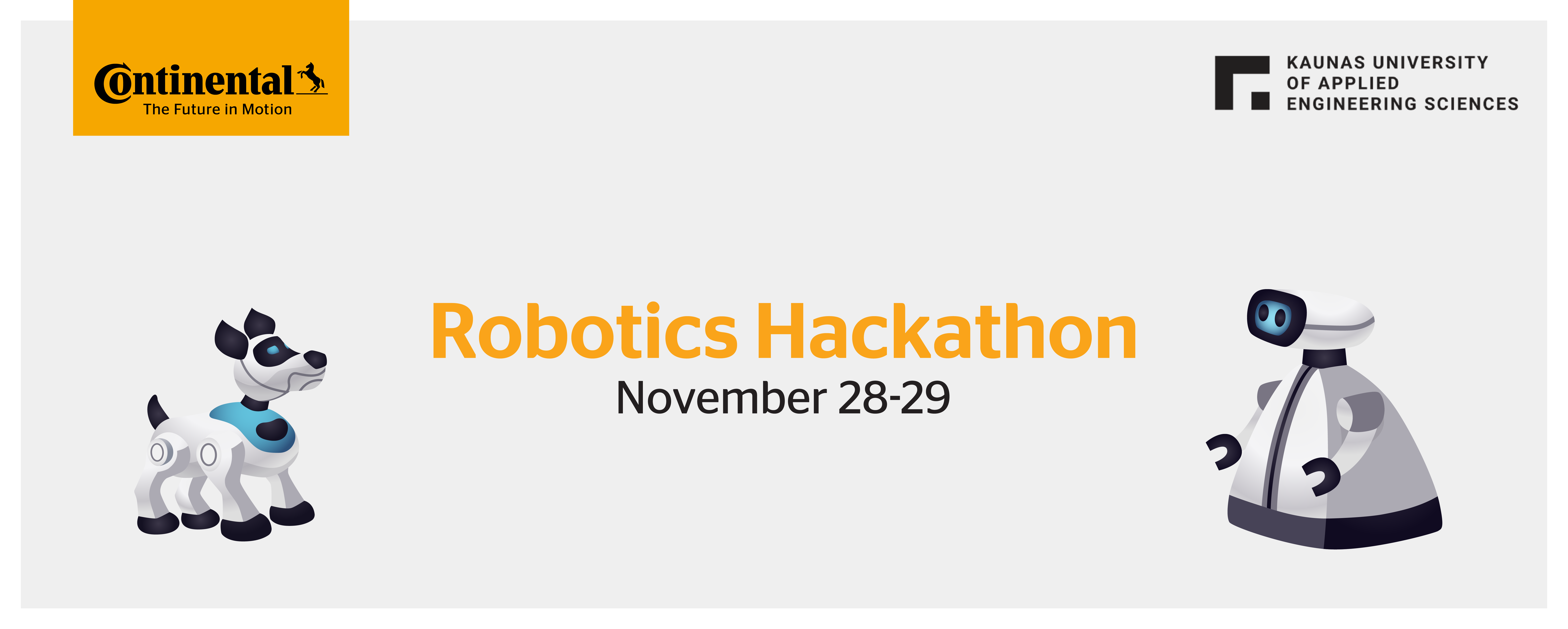 KTK ir „Continental“ organizuojamas Robotikos Hakatonas