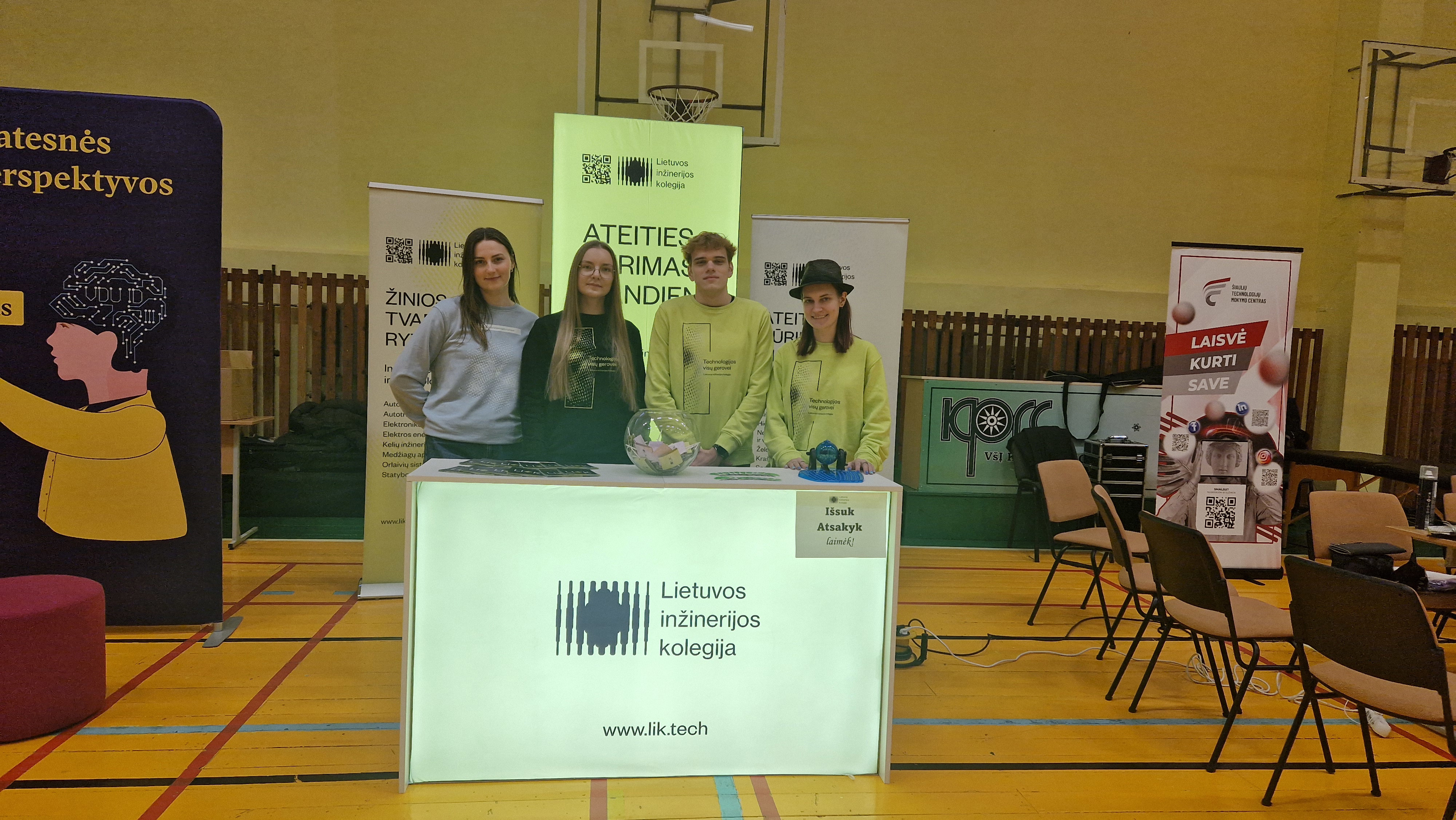 Lietuvos inžinerijos kolegija dalyvavo renginyje „Ieškau svajonių profesijos“ Kelmėje