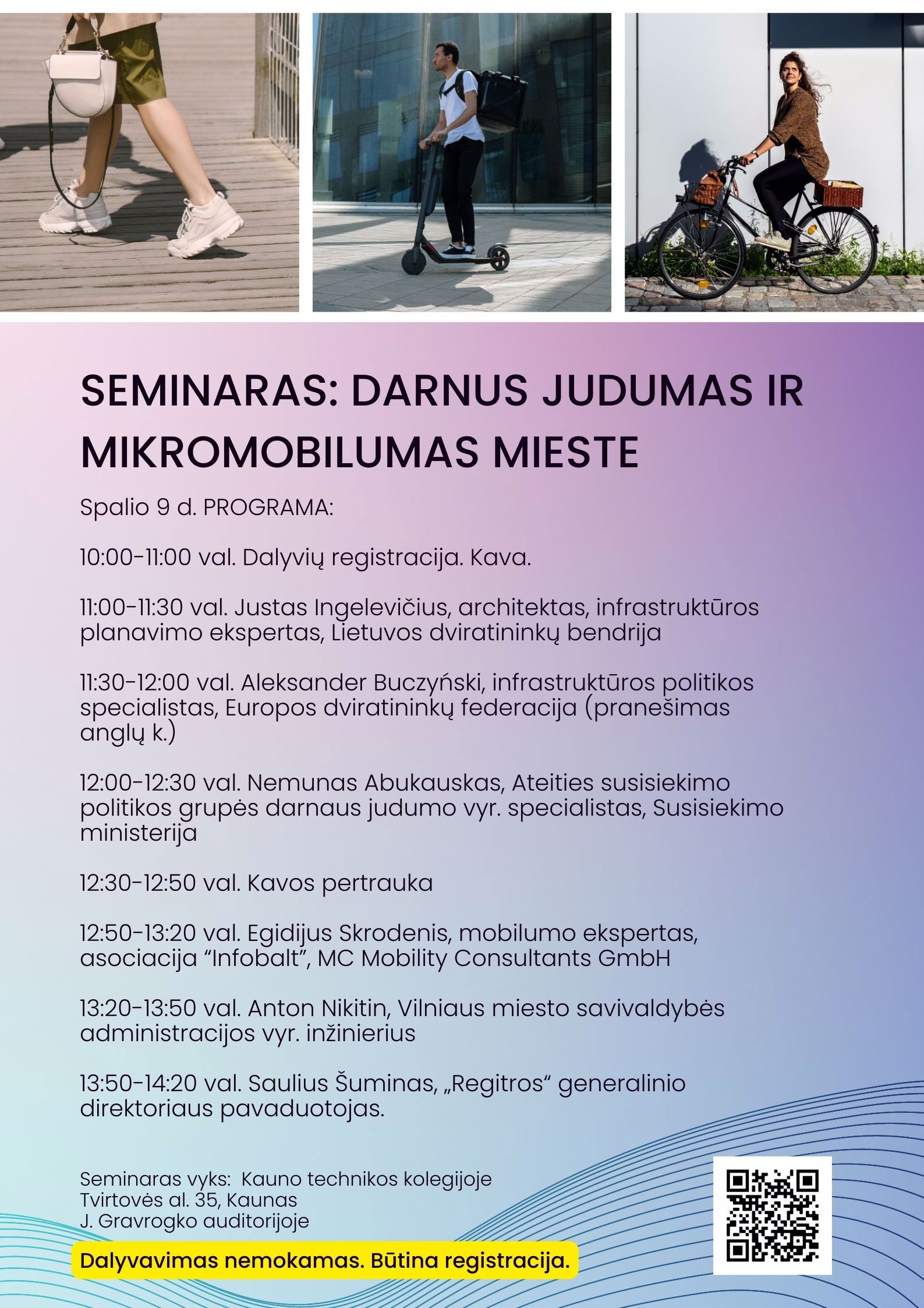 Seminaras: Darnus judumas ir Mikromobilumas mieste