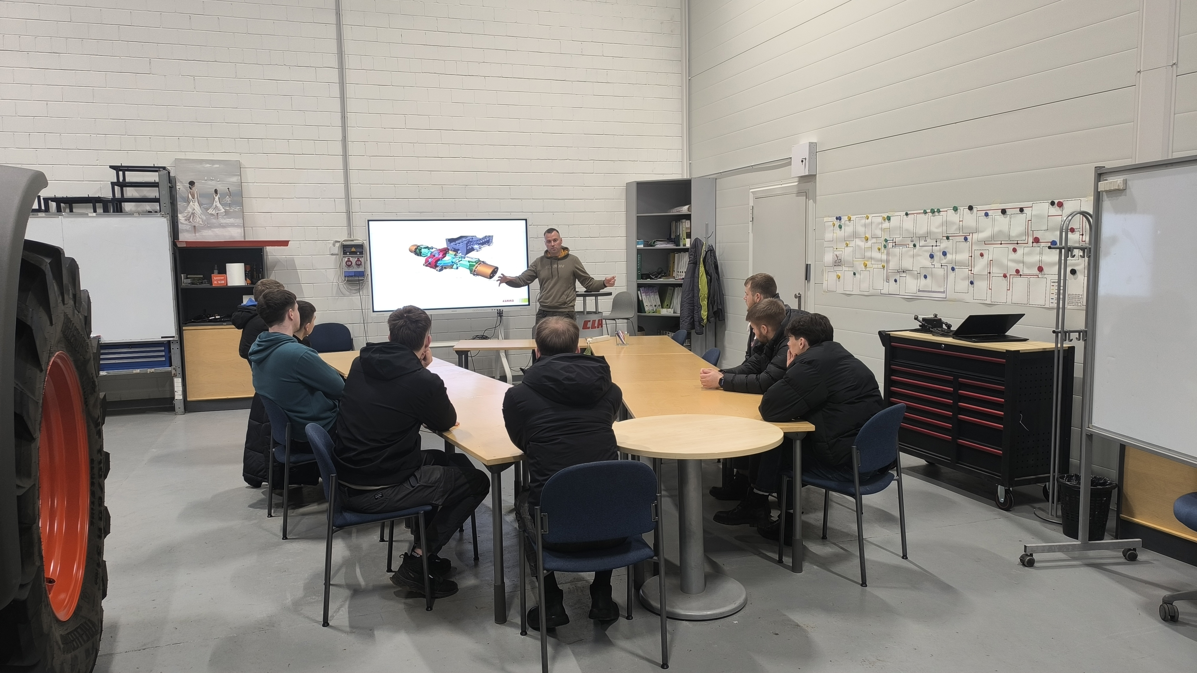 Studentai lankėsi UAB „Baltic Agro Machinery“