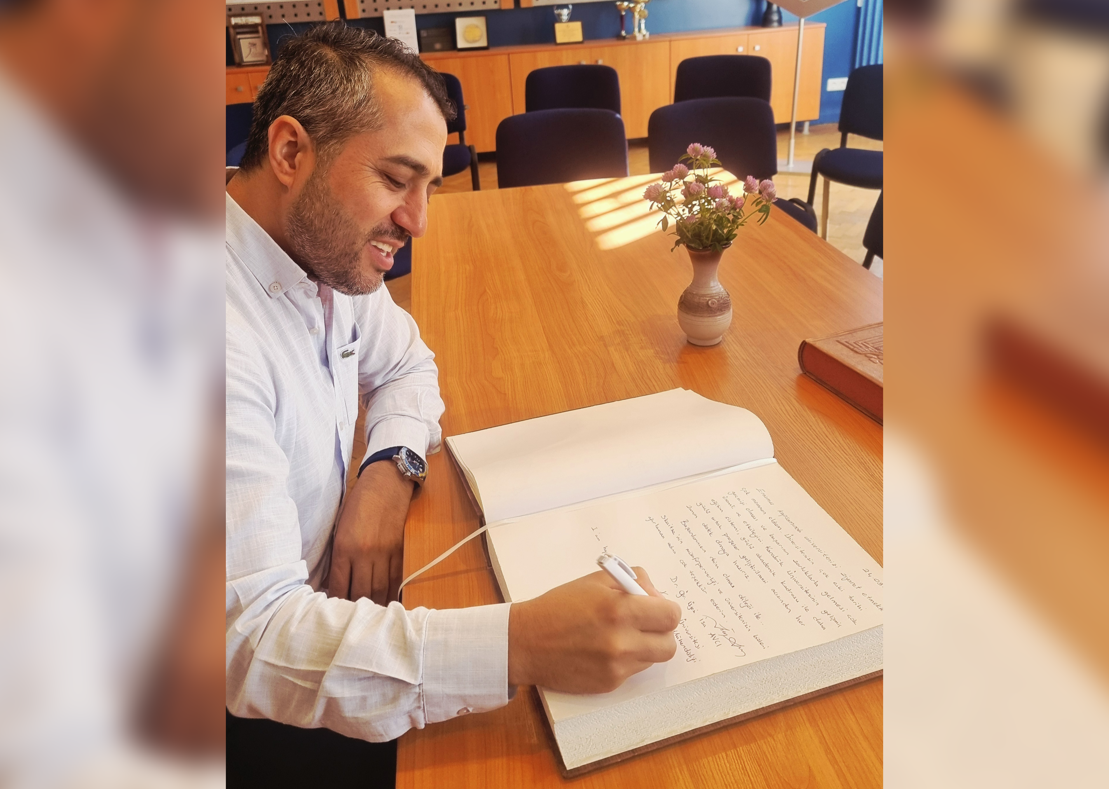 Turkijos Karabuk universiteto Informatikos fakulteto dekano vizitas kolegijoje