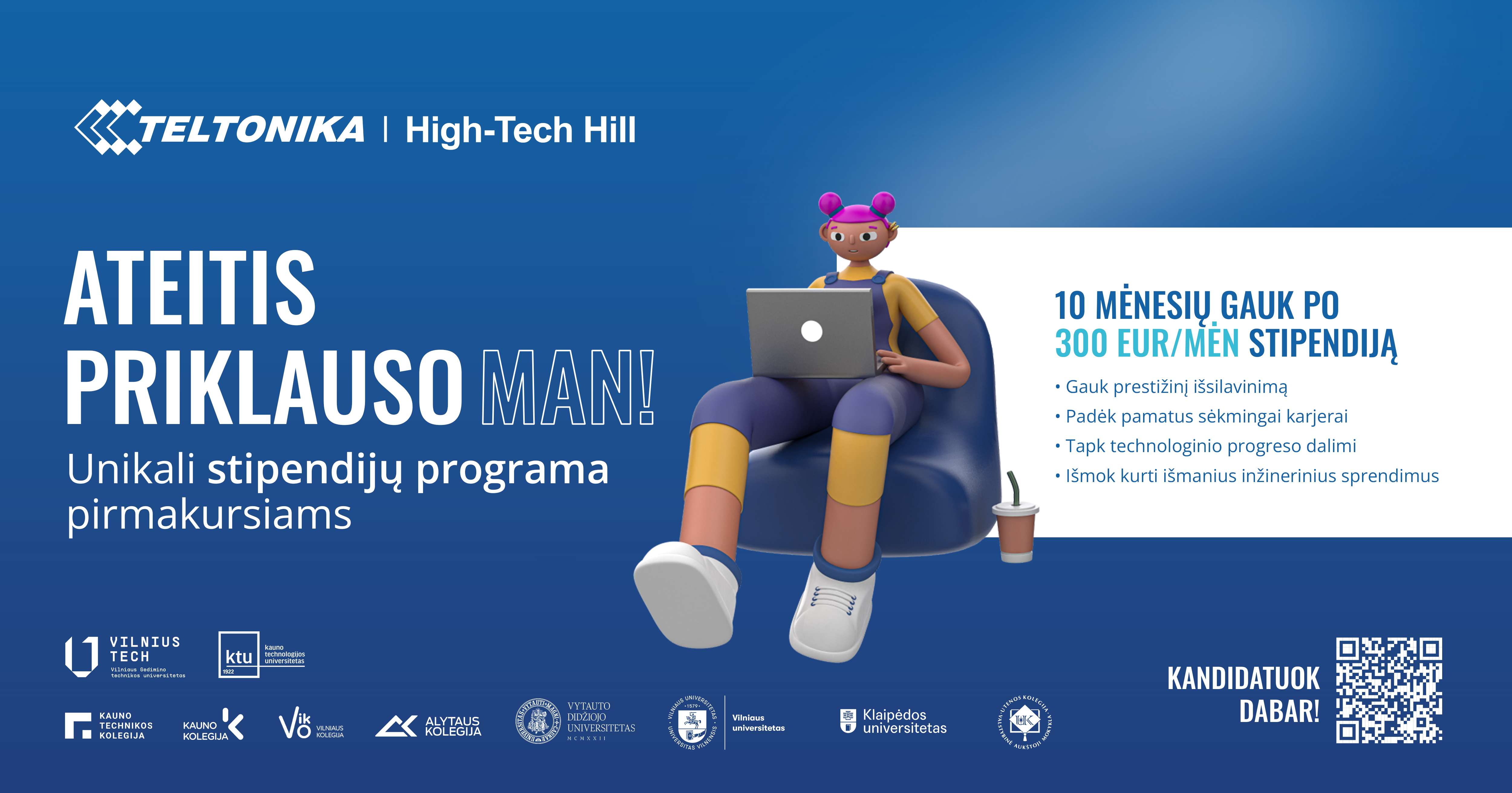 Stipendijų programa „Ateitis priklauso man!“