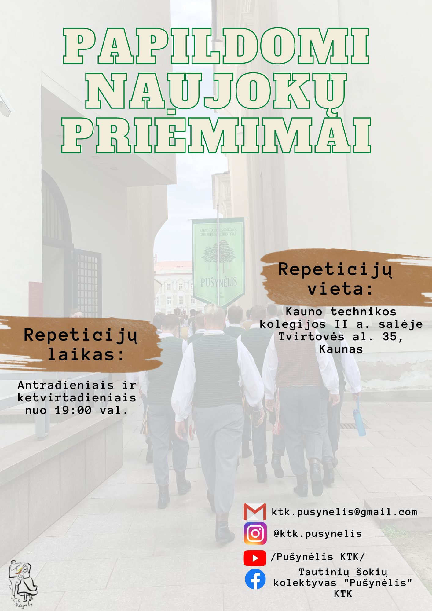 Šokių kolektyvas „Pušynėlis“ kviečia prisijungti