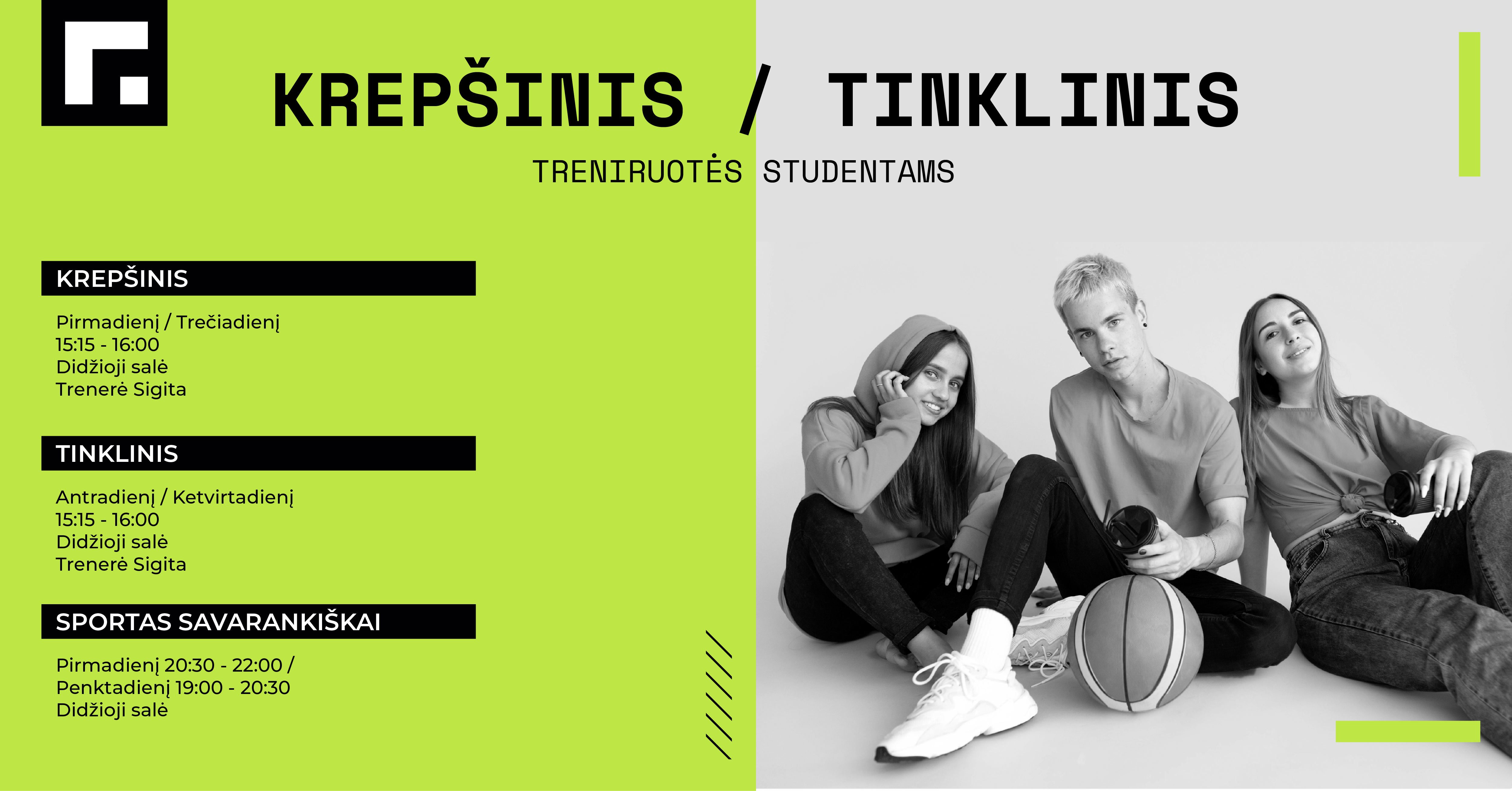 KTK krepšinio ir tinklinio komandos kviečia naujus narius!