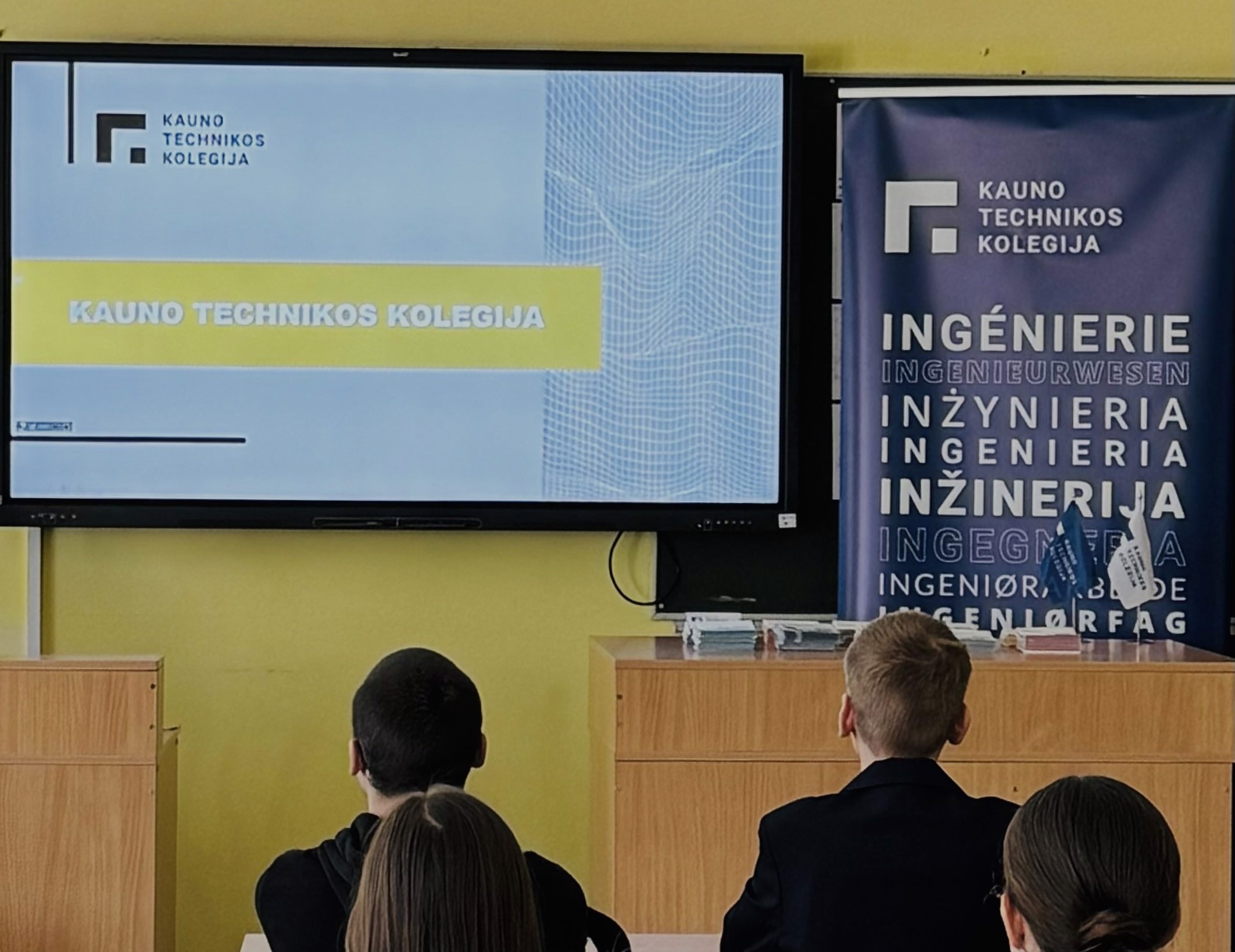 Lietuvos inžinerijos kolegijos vizitas Pilviškių „Santakos“ gimnazijoje