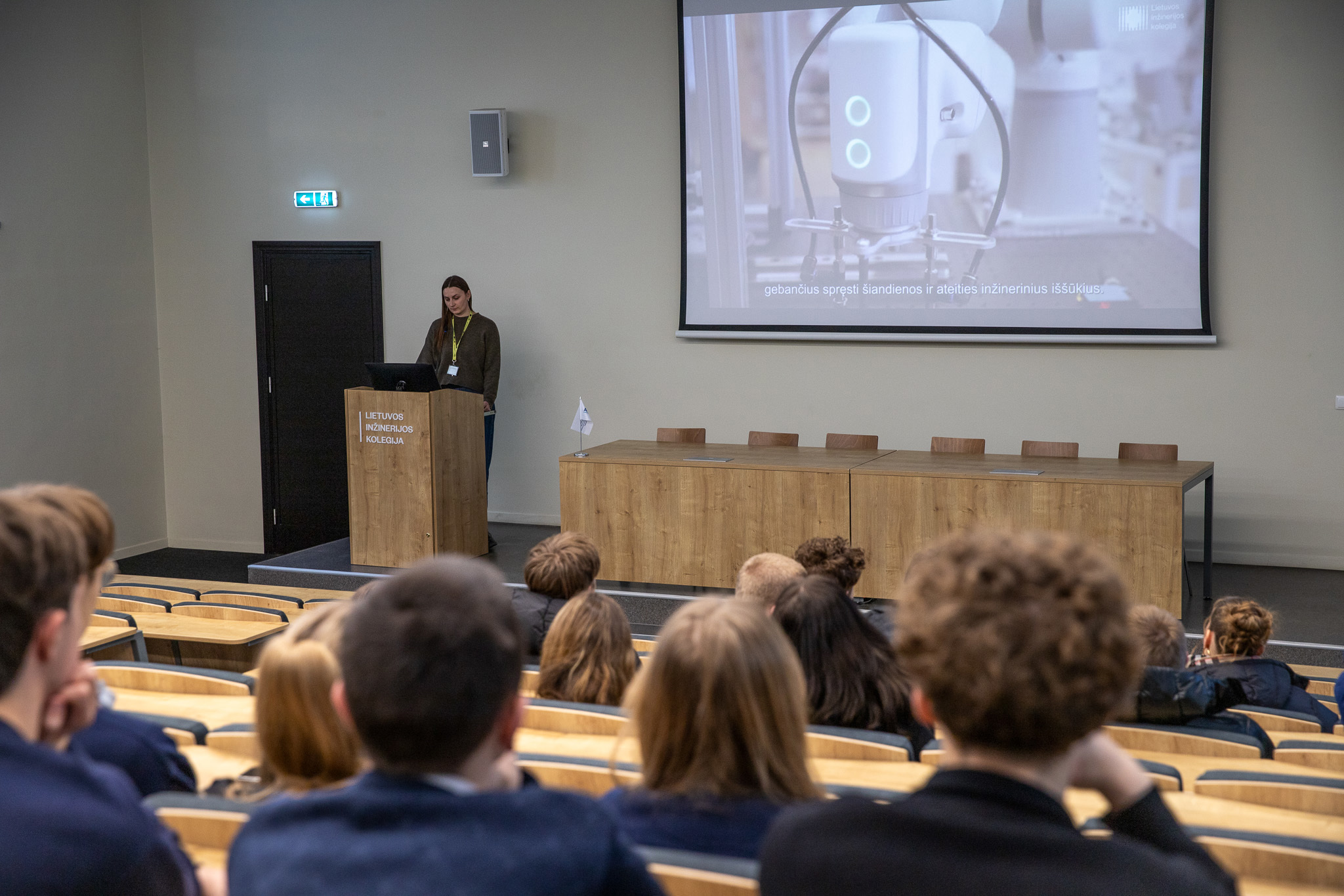 Lietuvos inžinerijos kolegijoje – pažintinis vizitas moksleiviams