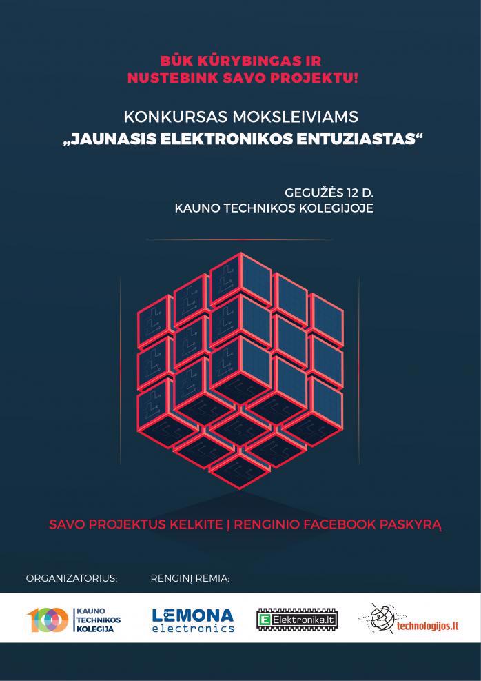 KONKURSAS „Jaunasis elektronikos entuziastas“