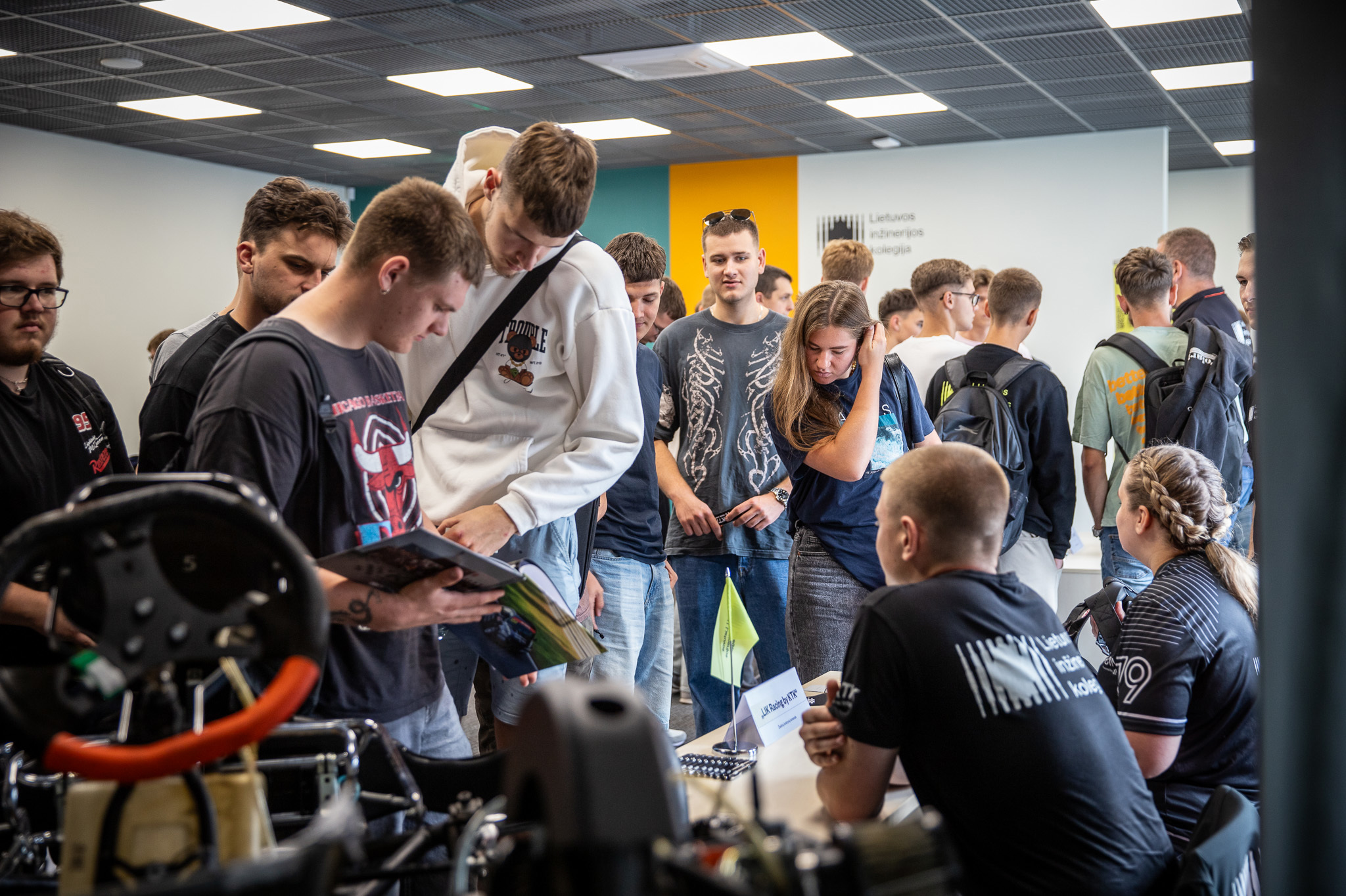 Studentai susipažino su laisvalaikio veiklomis kolegijoje