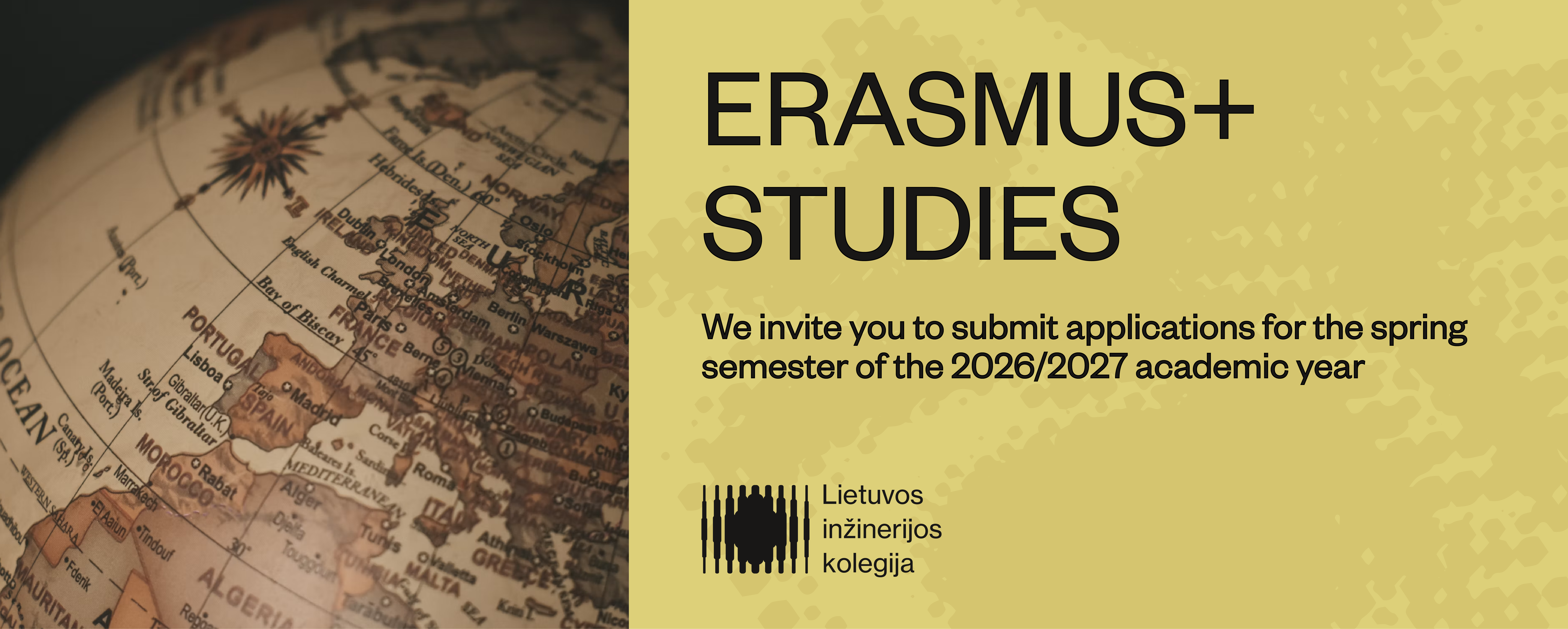 Erasmus+ Studies 2026/2027 Academic Year – Spring Semester