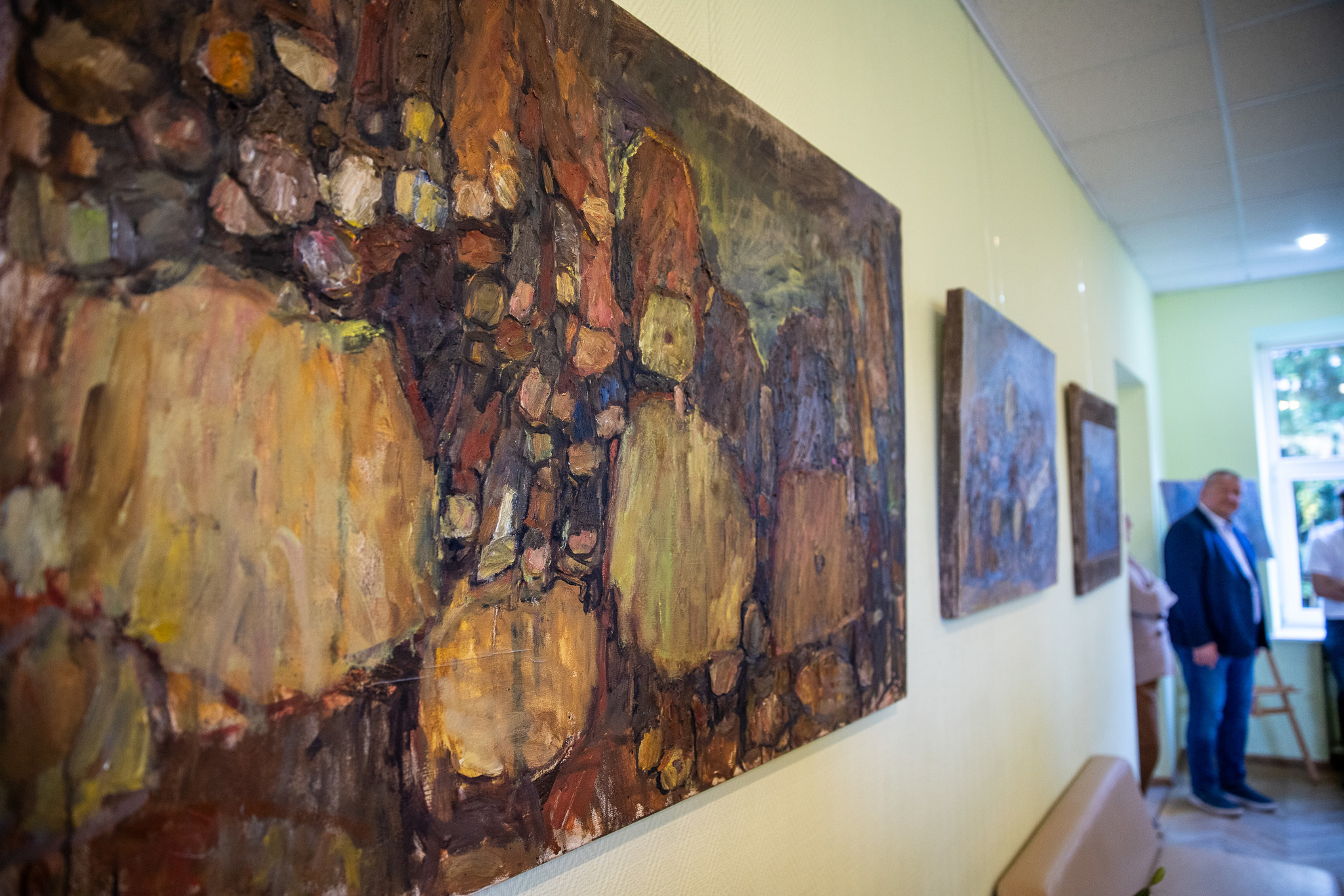 A. Poškutės paveikslų paroda „Kūnai šilumos“