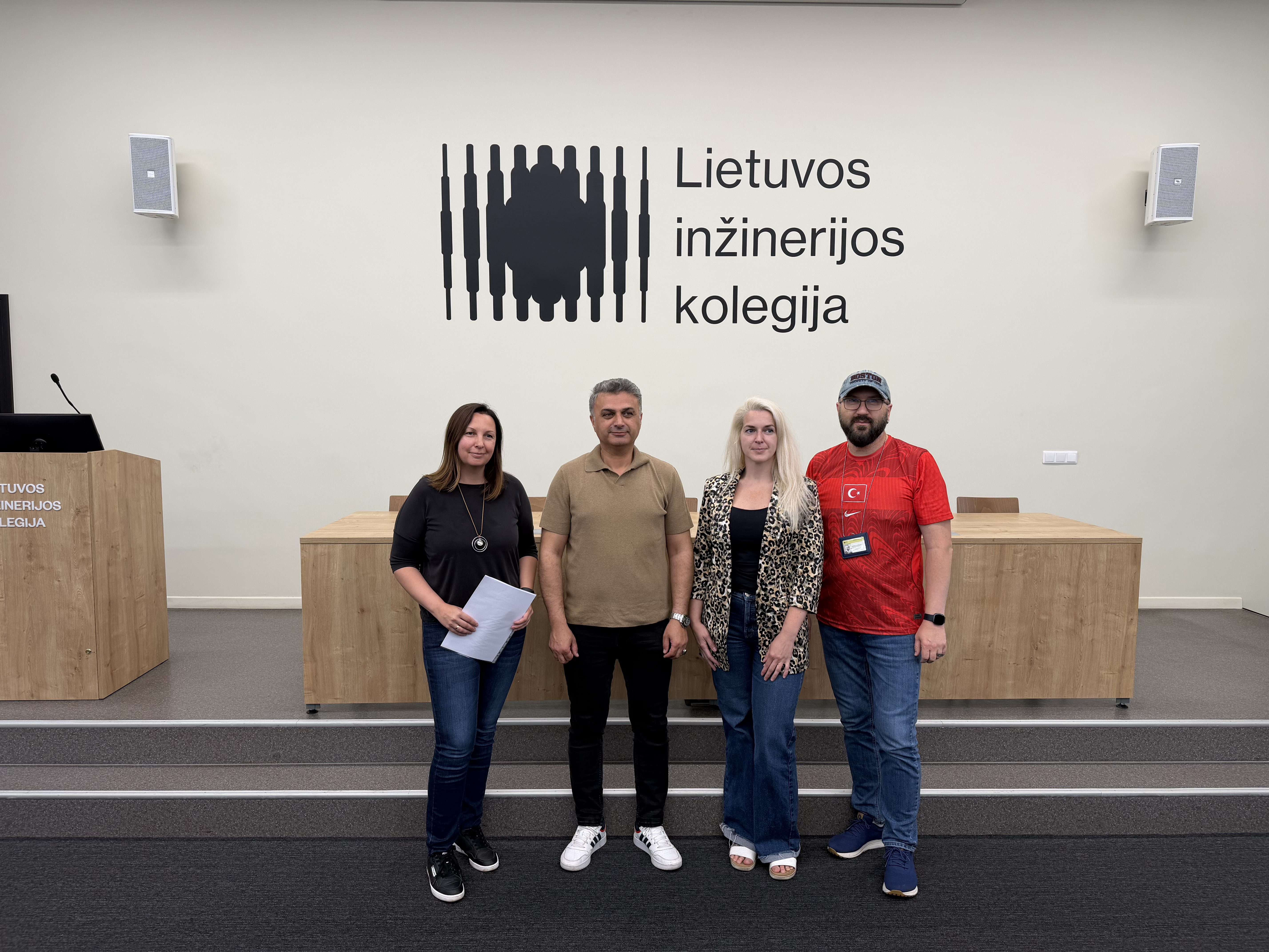 Lietuvos inžinerijos kolegijoje – „Erasmus+“ dėstytojo iš Turkijos vizitas