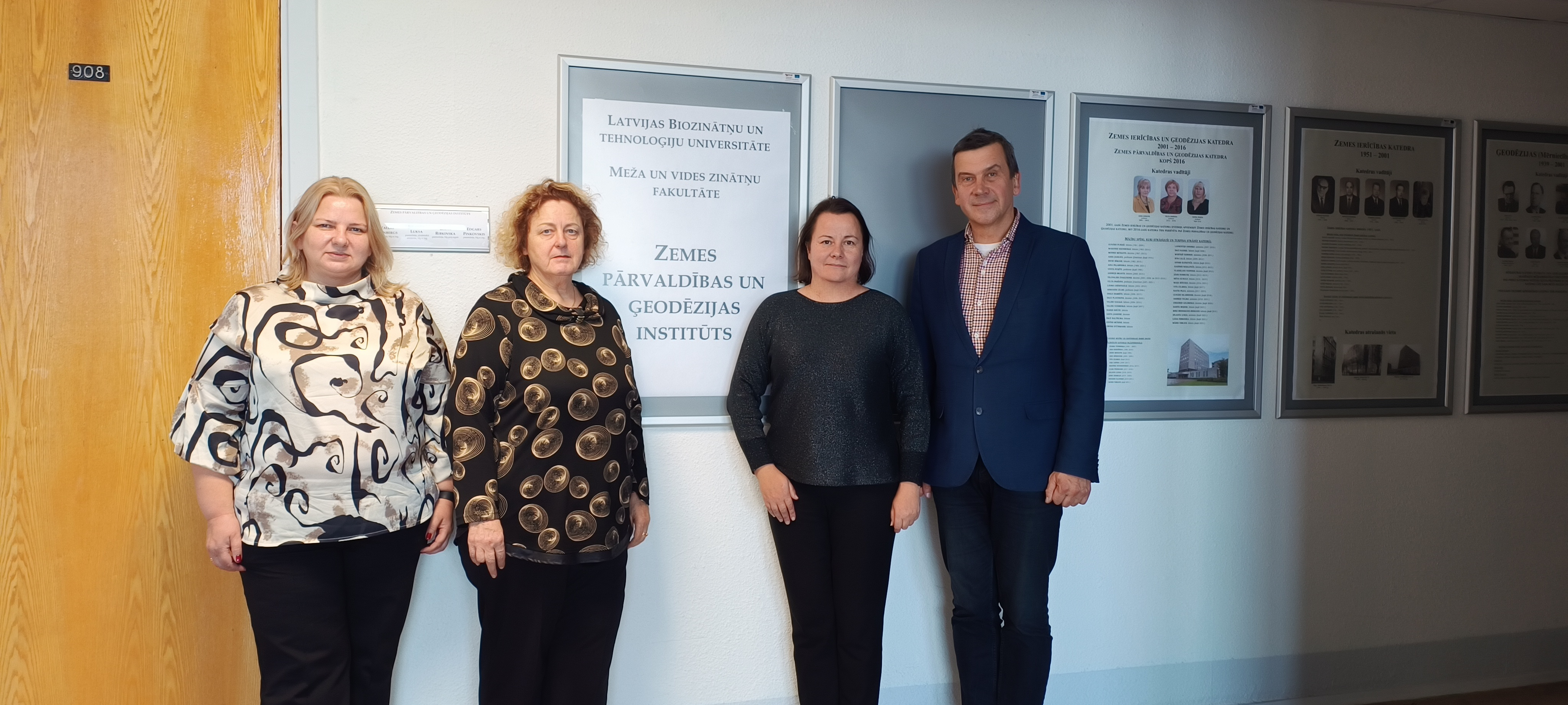 LIK Aplinkos inžinerijos fakulteto dėstytojų vizitas Latvijos gyvybės mokslų ir technologijų universitete