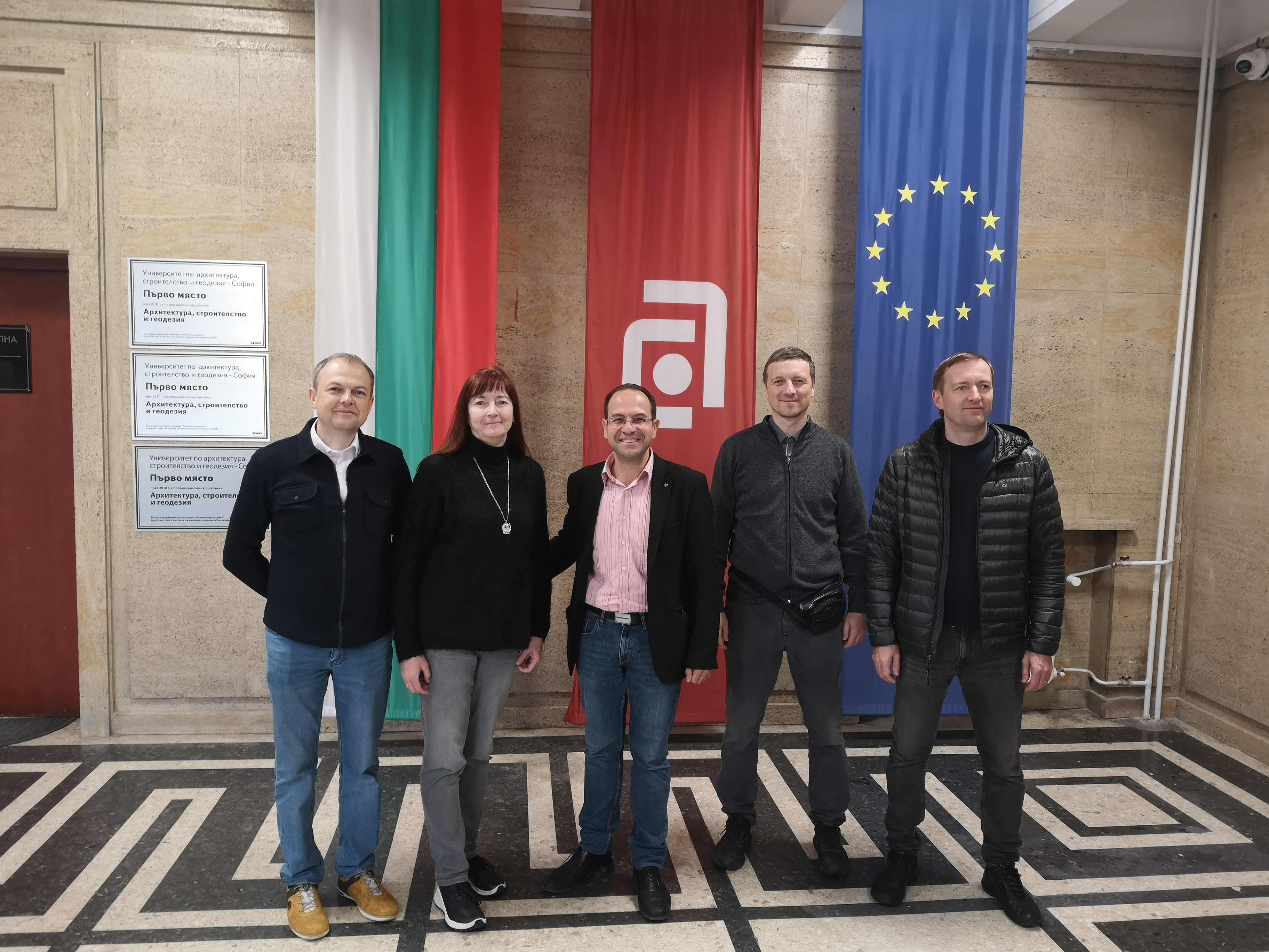 Vizitas į Sofijos architektūros, statybos inžinerijos ir geodezijos universitetą pagal „Erasmus+“ mainų programą