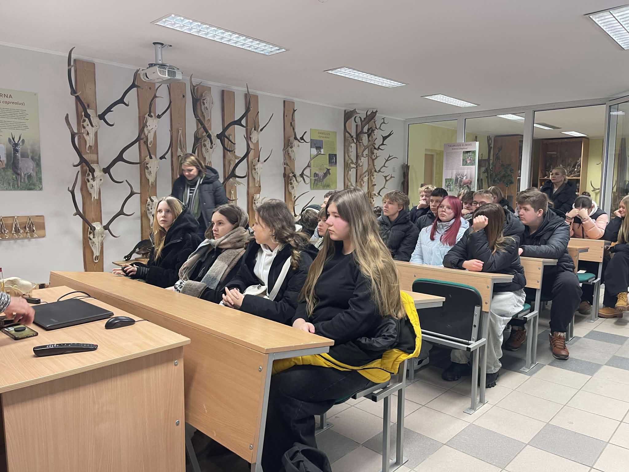 Jurbarko Vytauto Didžiojo mokyklos mokiniai LIK Aplinkos inžinerijos fakultete