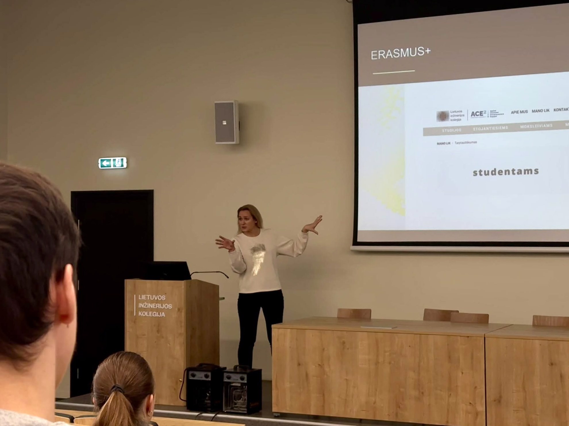 Studentams pristatytos LIK tarptautiškumo galimybės