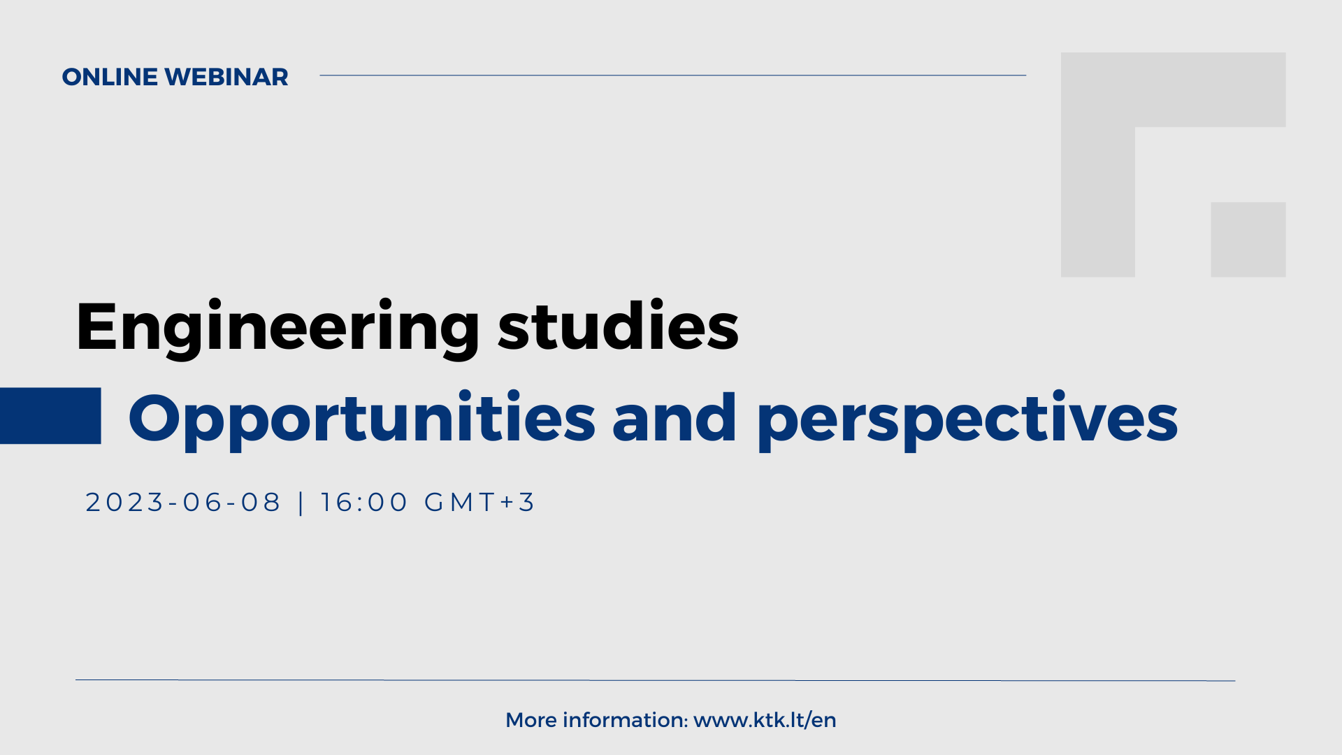 INTERNATIONAL ONLINE WEBINAR “ENGINEERING STUDIES: OPPORTUNITIES AND PERSPECTIVES!” JUNE 8TH