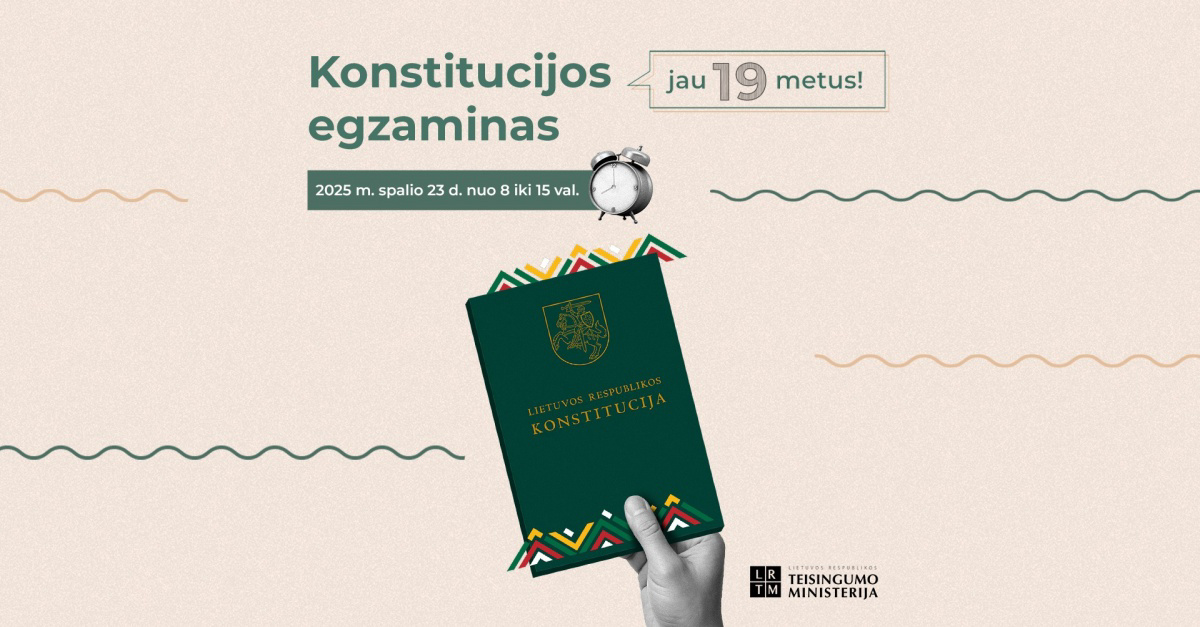 Konstitucijos egzaminas 2025