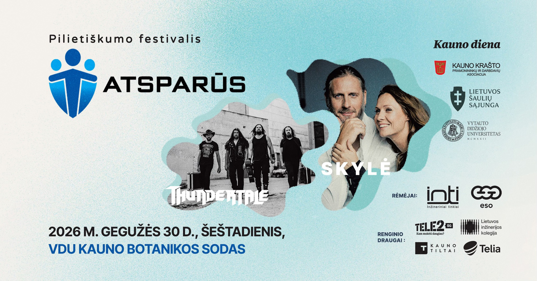 Lietuvos inžinerijos kolegija dalyvauja pilietiškumo festivalyje „Atsparūs“ – kviečiame prisijungti!