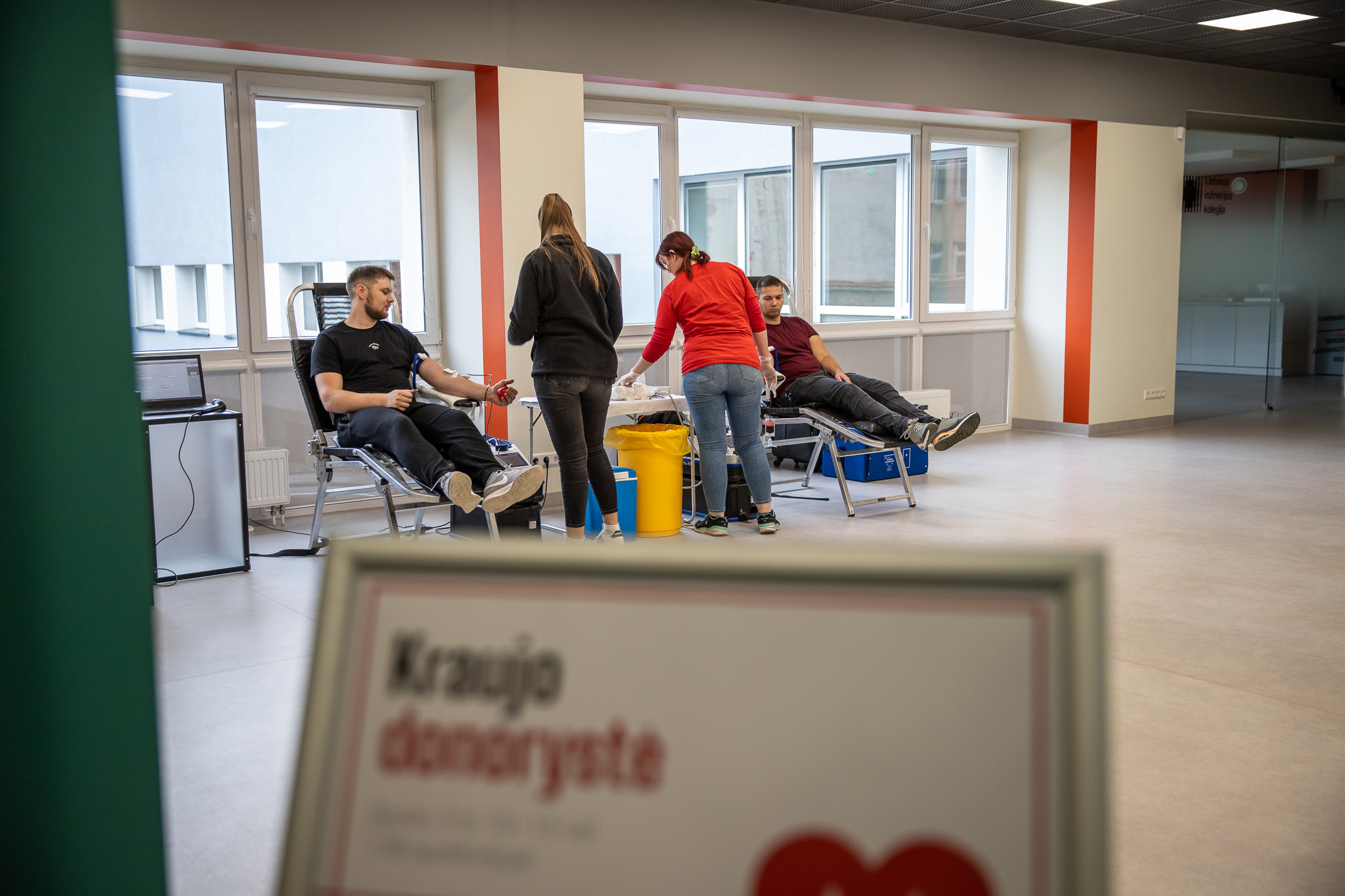 LIK Inžinerinės pramonės ir technologijų fakultete surengta Kraujo donorystės diena 