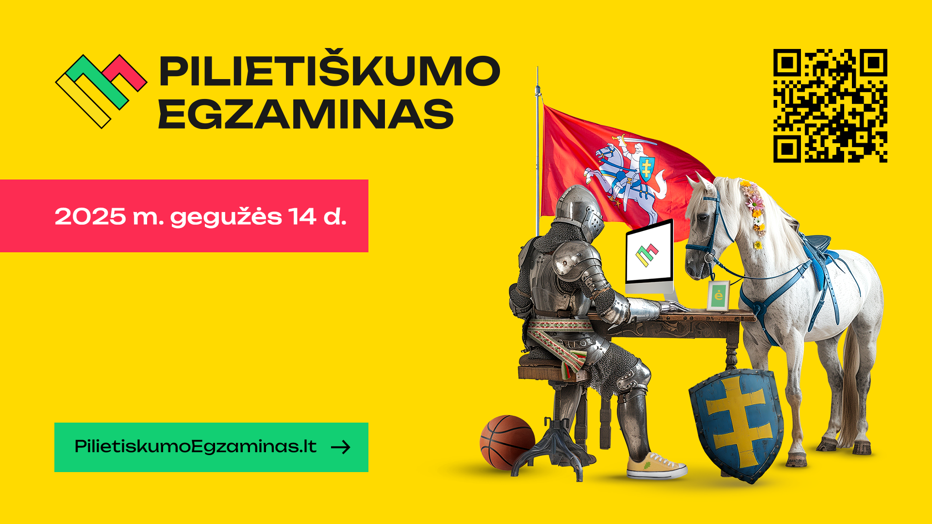Kviečiame dalyvauti pilietiškumo egzamine!