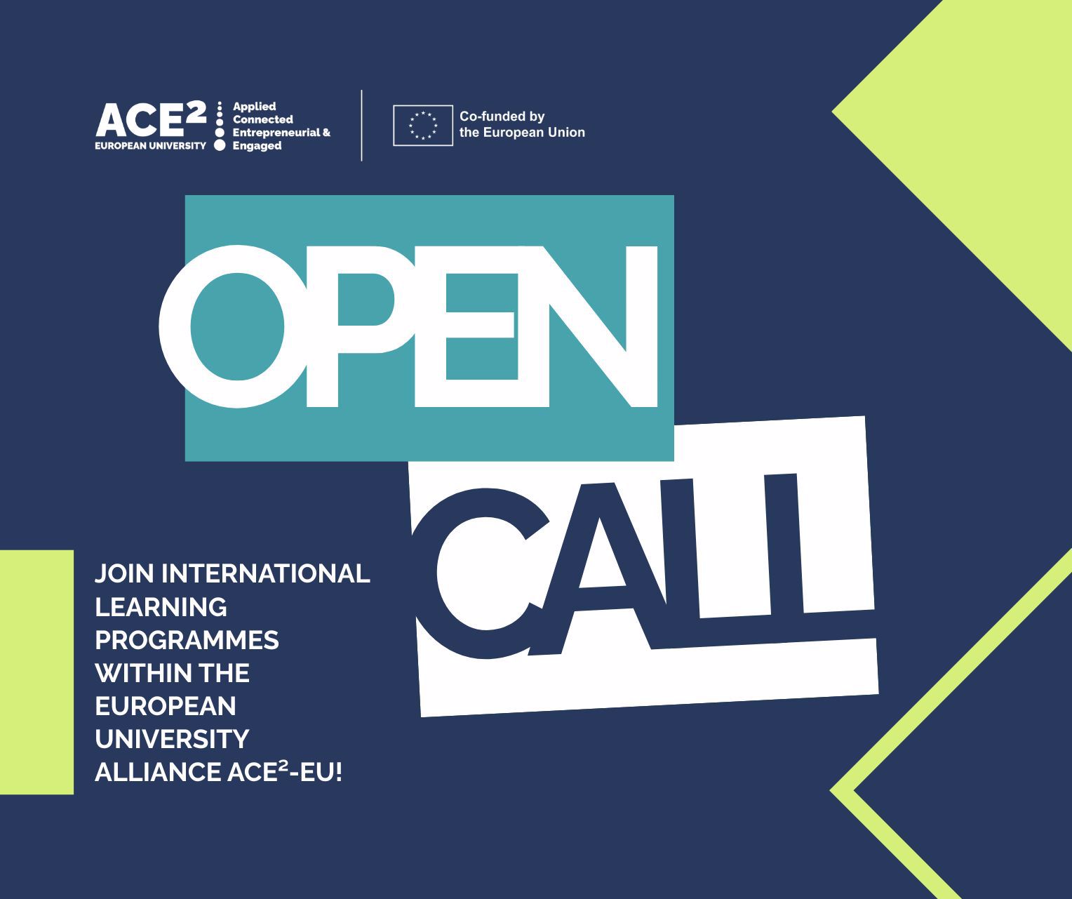 📣 Invitation to Students: Take Part in ACE²-EU International Challenge-Based Courses!