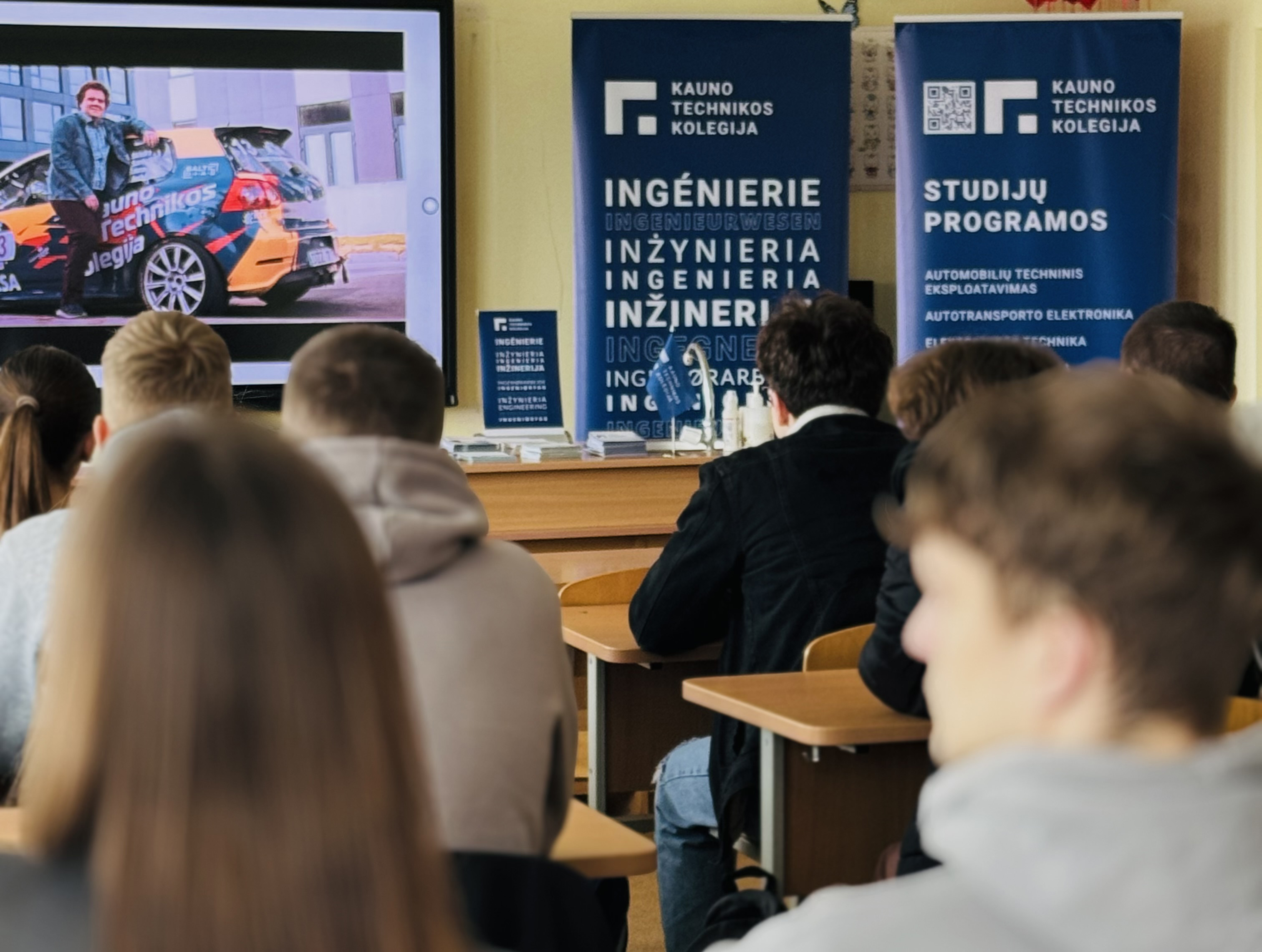KTK pristatymai Lazdijų Motiejaus Gustaičio gimnazijoje