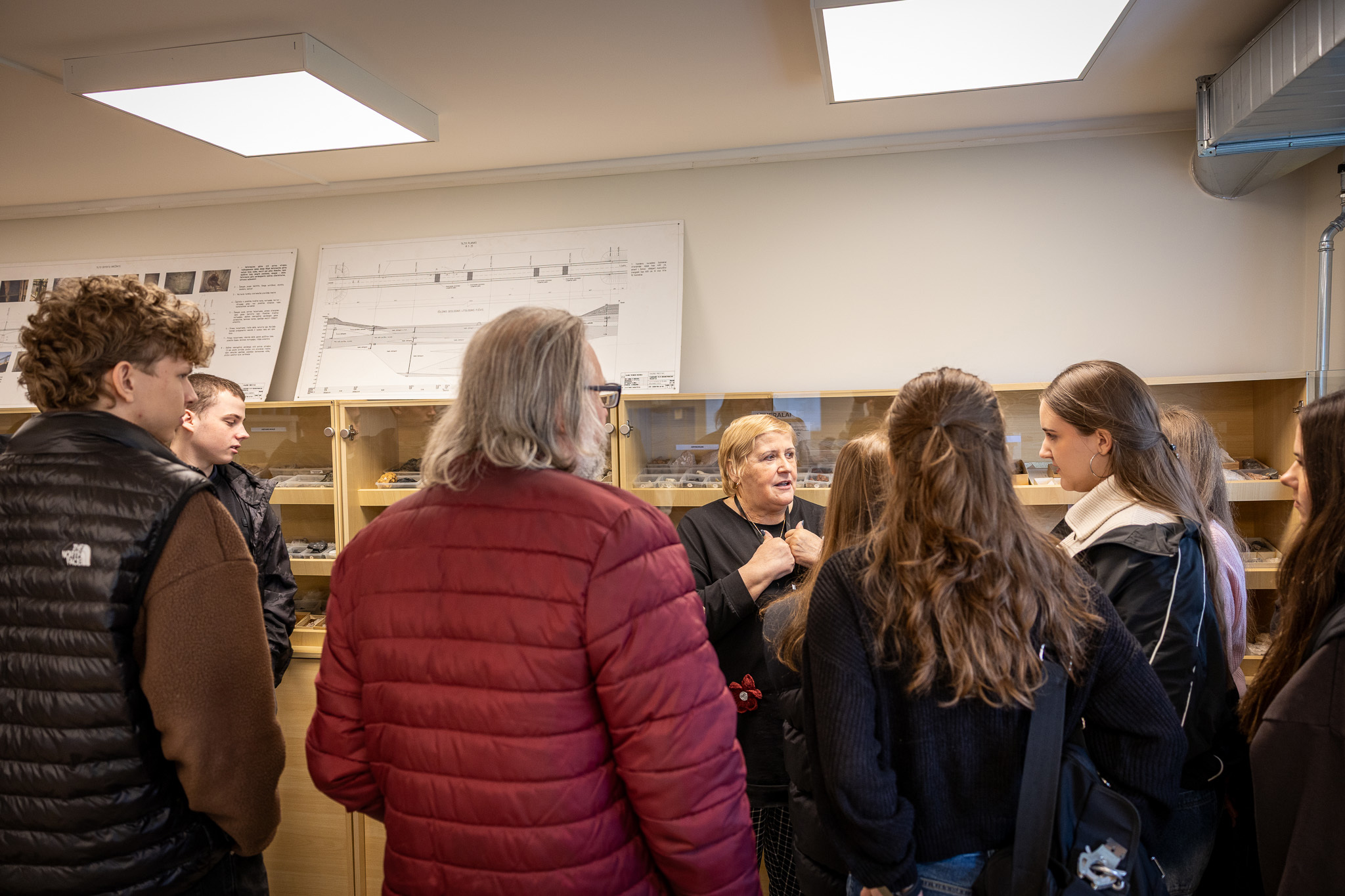 Babtų gimnazijos moksleivių pažintis su geologijos pasauliu Lietuvos inžinerijos kolegijoje